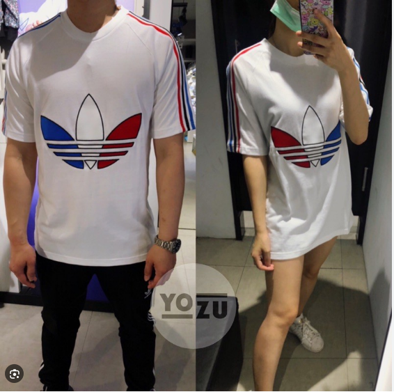 Áo Thun Adidas Tricolor Adicolor - trắng GQ8921