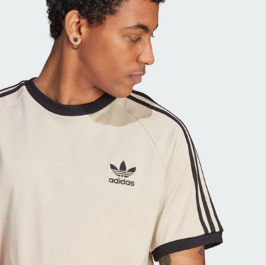 Áo Thun ADIDAS 3 Sọc Adicolor Màu Kem IM2079