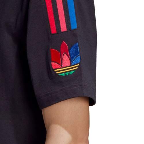 Áo Thun adidas Adicolor 3D Trefoil 3-Stripes Tee - Black GE0836