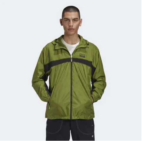 Áo Khoác Gió Unisex Adidas Windbreaker Jacket 'Green' GJ6741