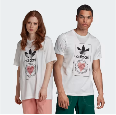 Áo Thun adidas Valentine's Day Tee - White