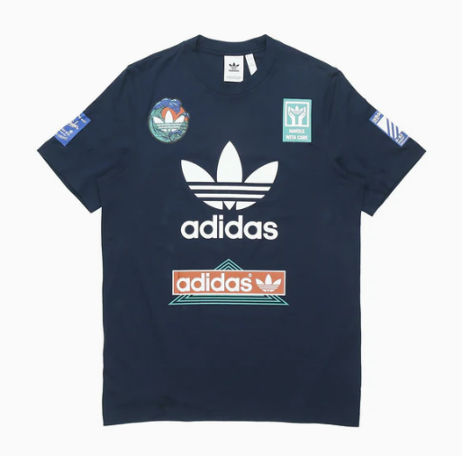 Áo Thun Adidas Originals Race Tee Logo Printing DV2072