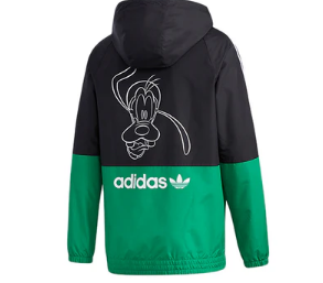 Áo Khoác Gió Adidas Originals Men Windbreaker Green Goofy Disney GP6480