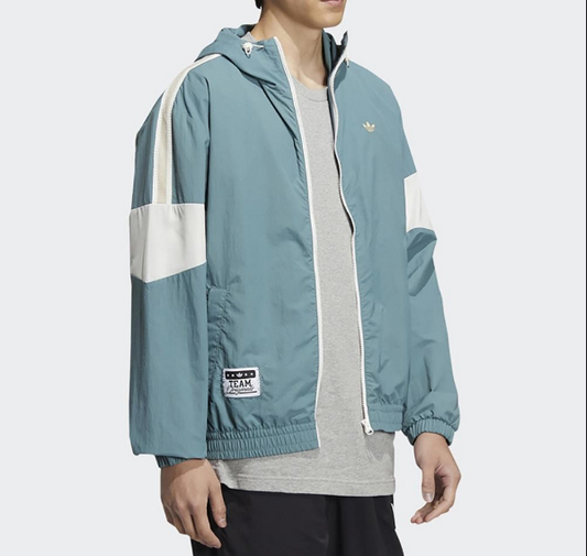 Áo khoác adidas Colorblock Logo Athleisure Casual Autumn Green [HS1992]