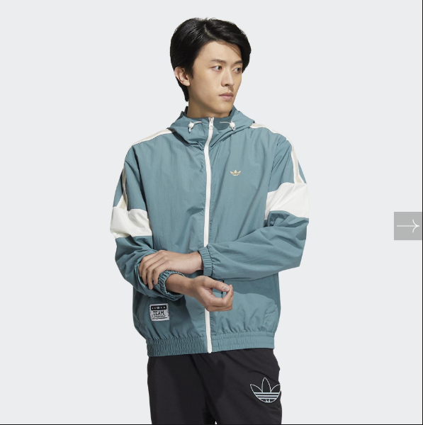 Áo khoác adidas Colorblock Logo Athleisure Casual Autumn Green [HS1992]