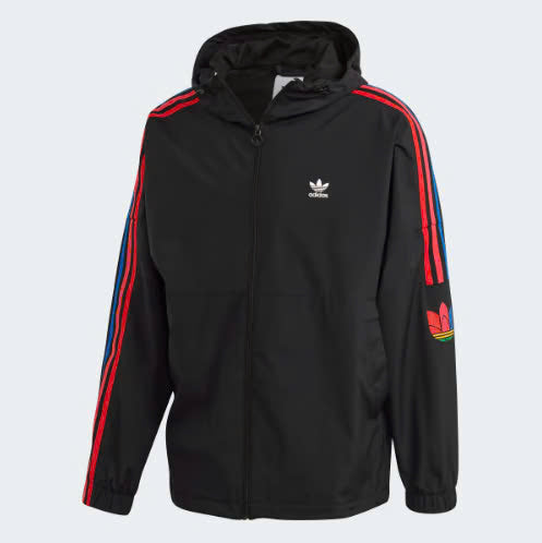 Áo khoác adidas Adicolor 3D Trefoil Windbreaker - Black GF7125