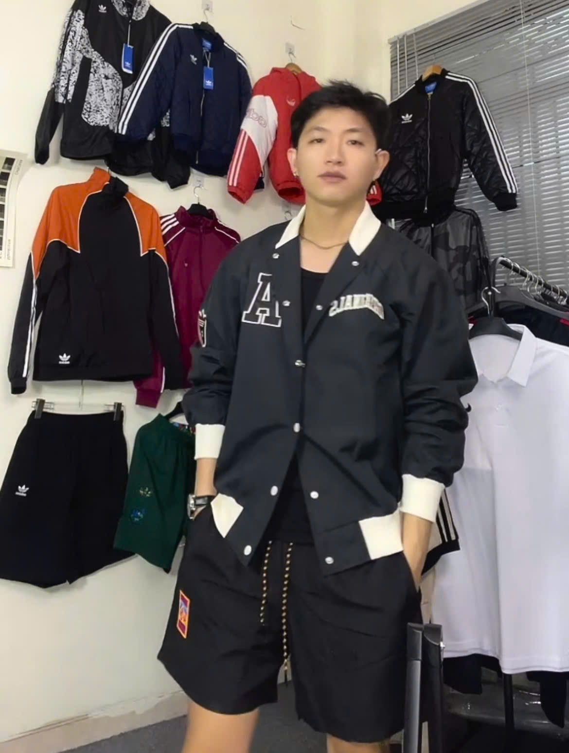 Áo Bomber Nam Adidas Originals Au Jacket