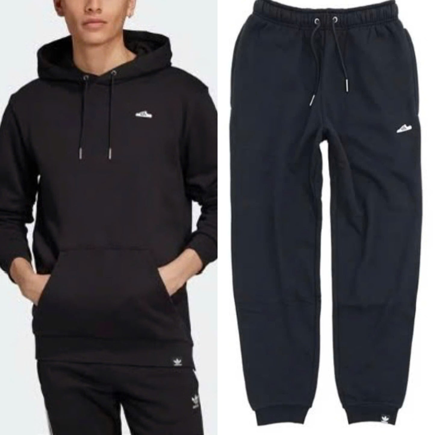 Set Adidas Vải Thun Áo Hoodie